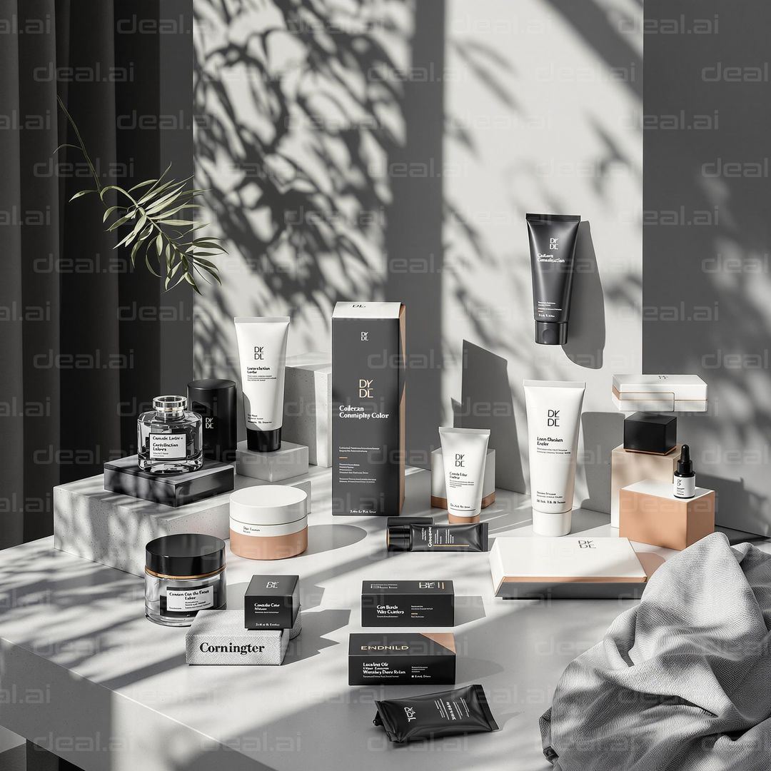 Luxurious Skincare Display
