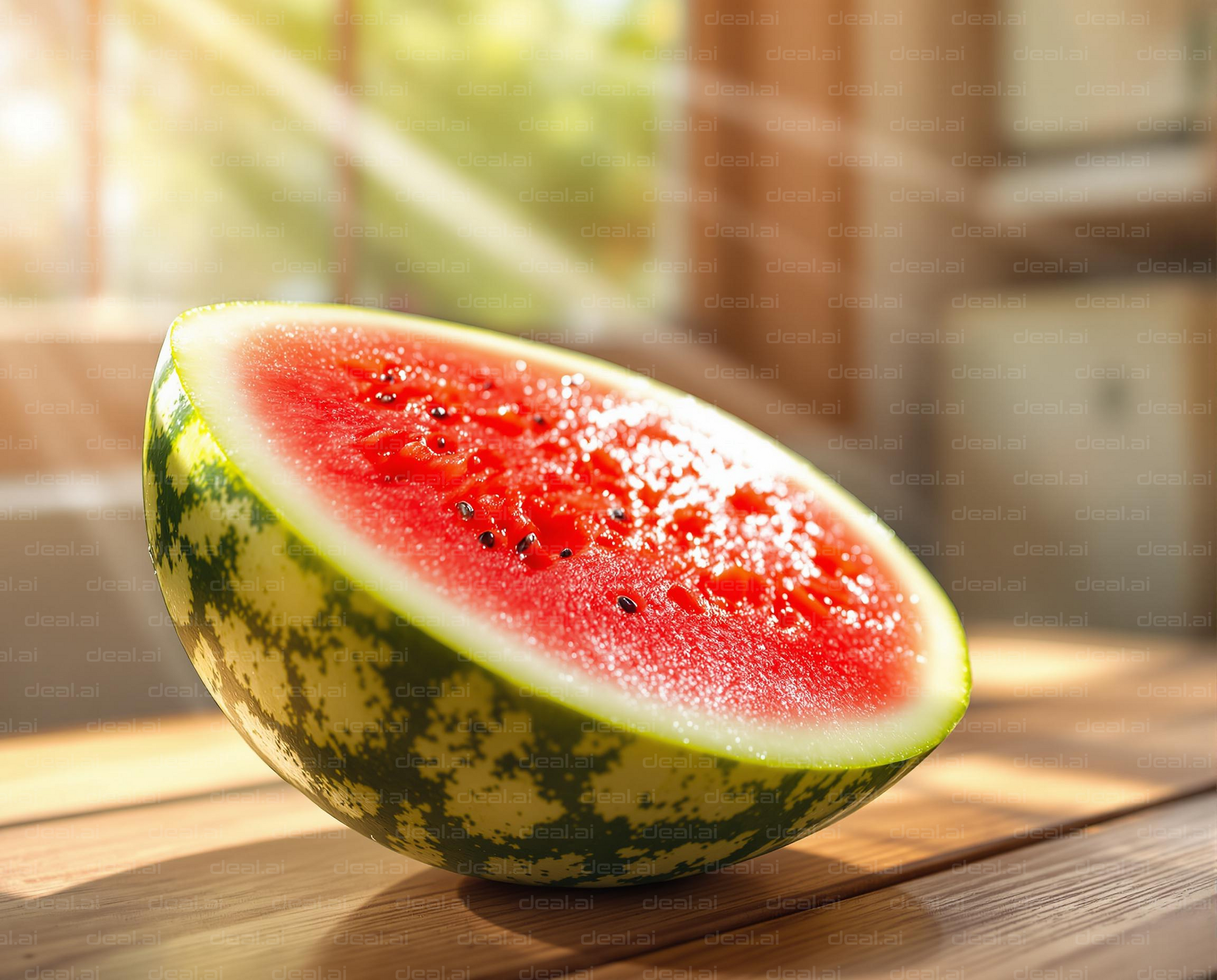 "Sunlit Watermelon Delight"