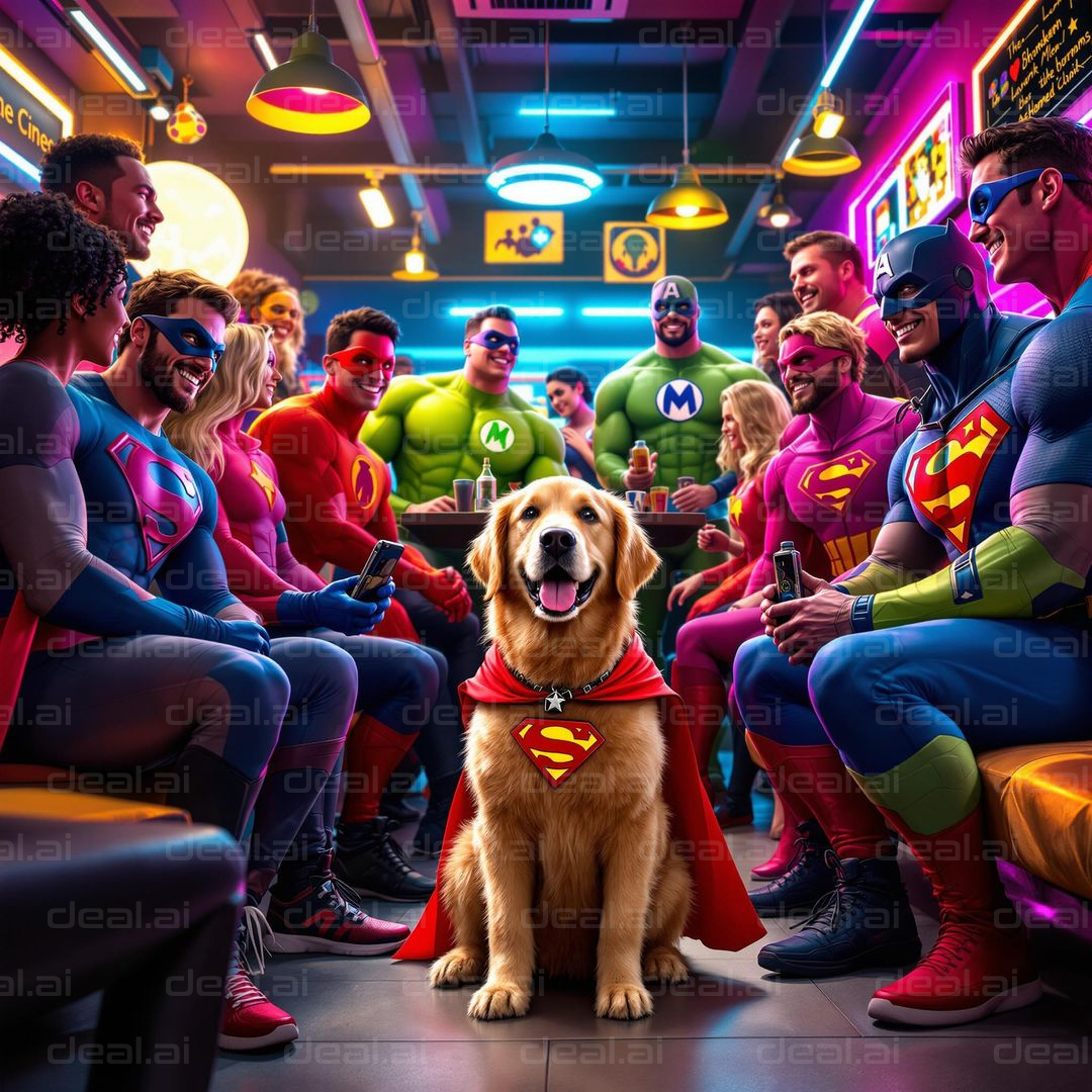 Superheroes' Canine Meeting