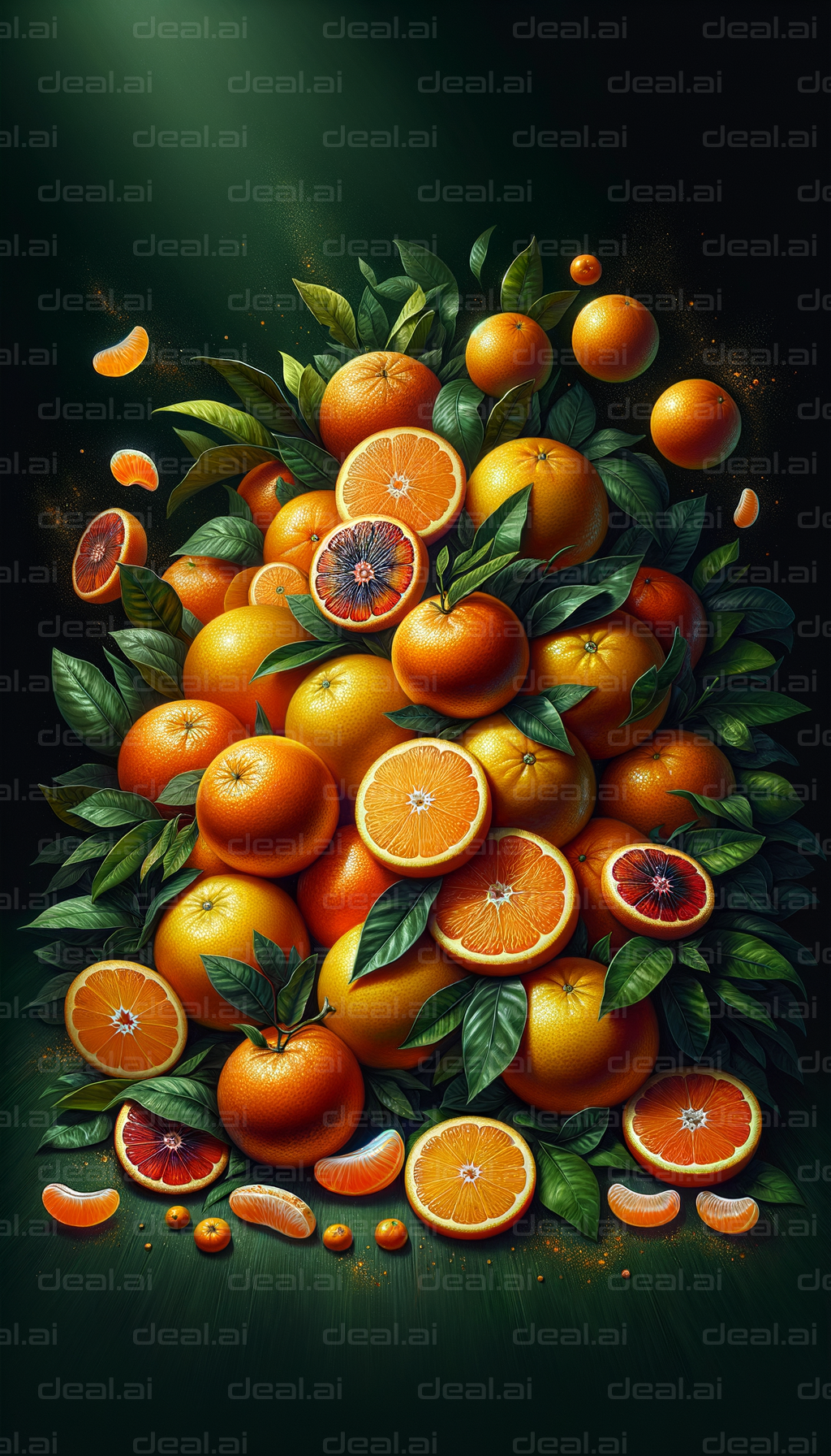 "Vibrant Assortment of Fresh Oranges"