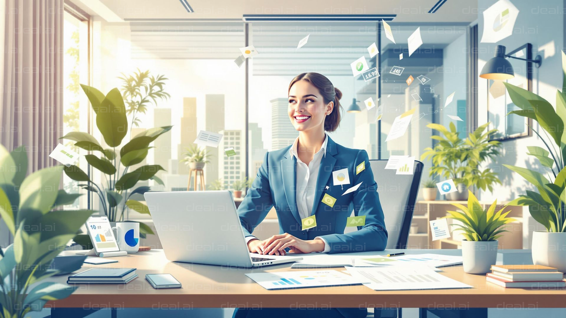 "Productive Day at the Office"