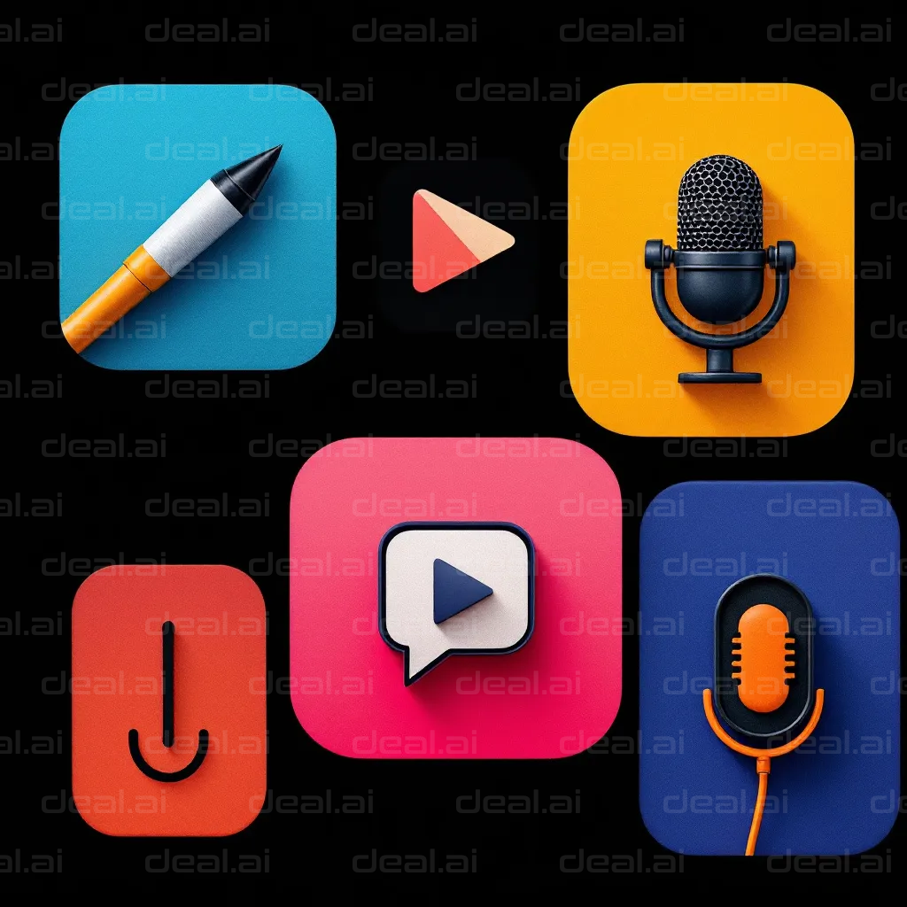 Creative Media Icons Collection