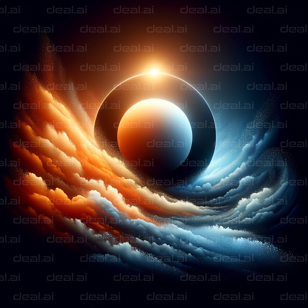 "Ethereal Solar Eclipse"