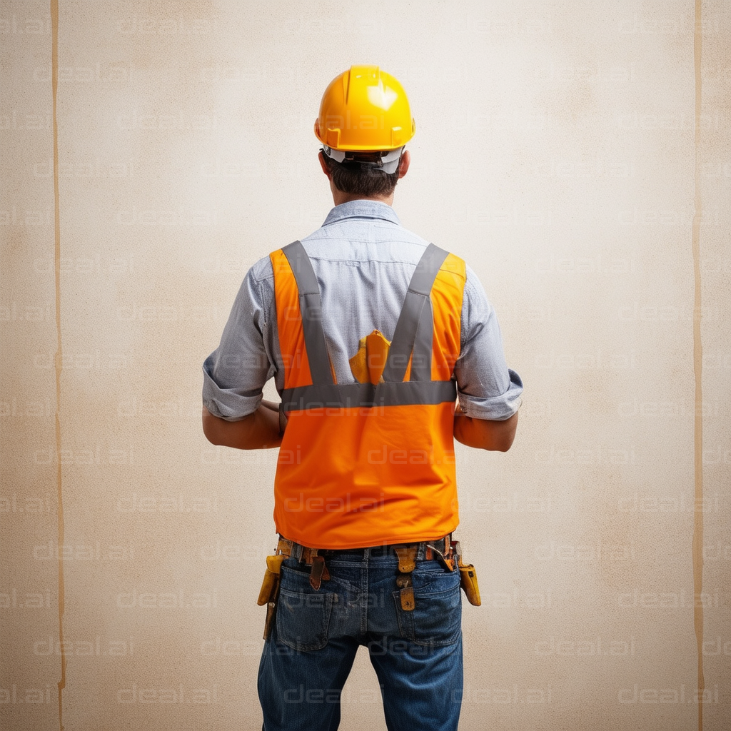 Construction Worker in Safety Gear