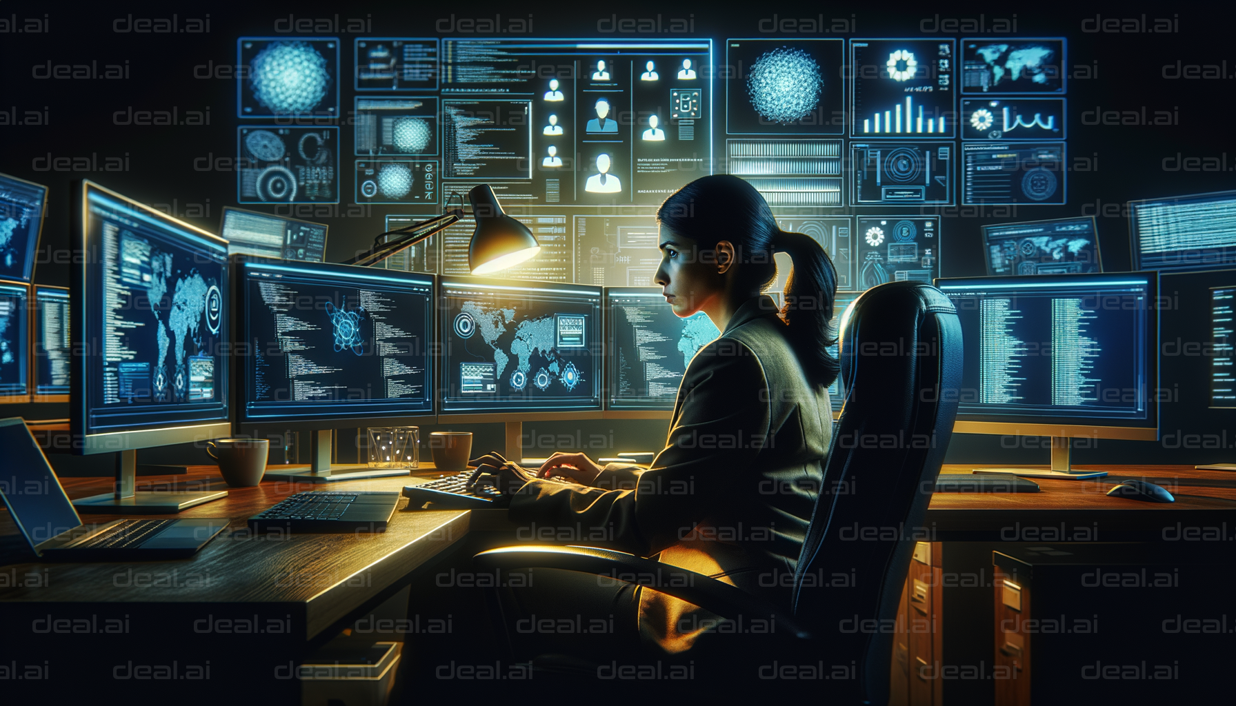 Cybersecurity Analyst at Work