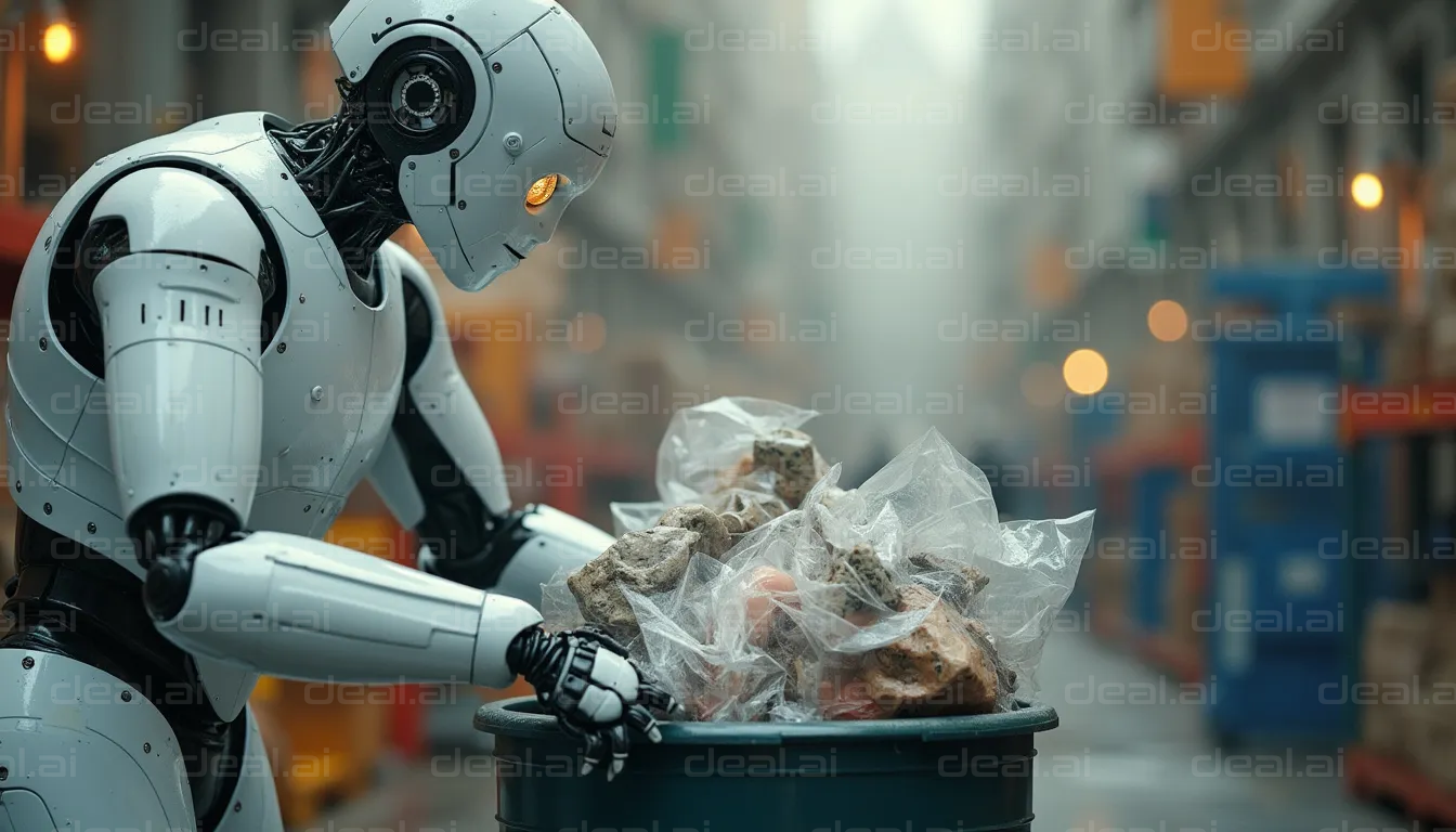 Robot Sorting Recycling in Urban Area