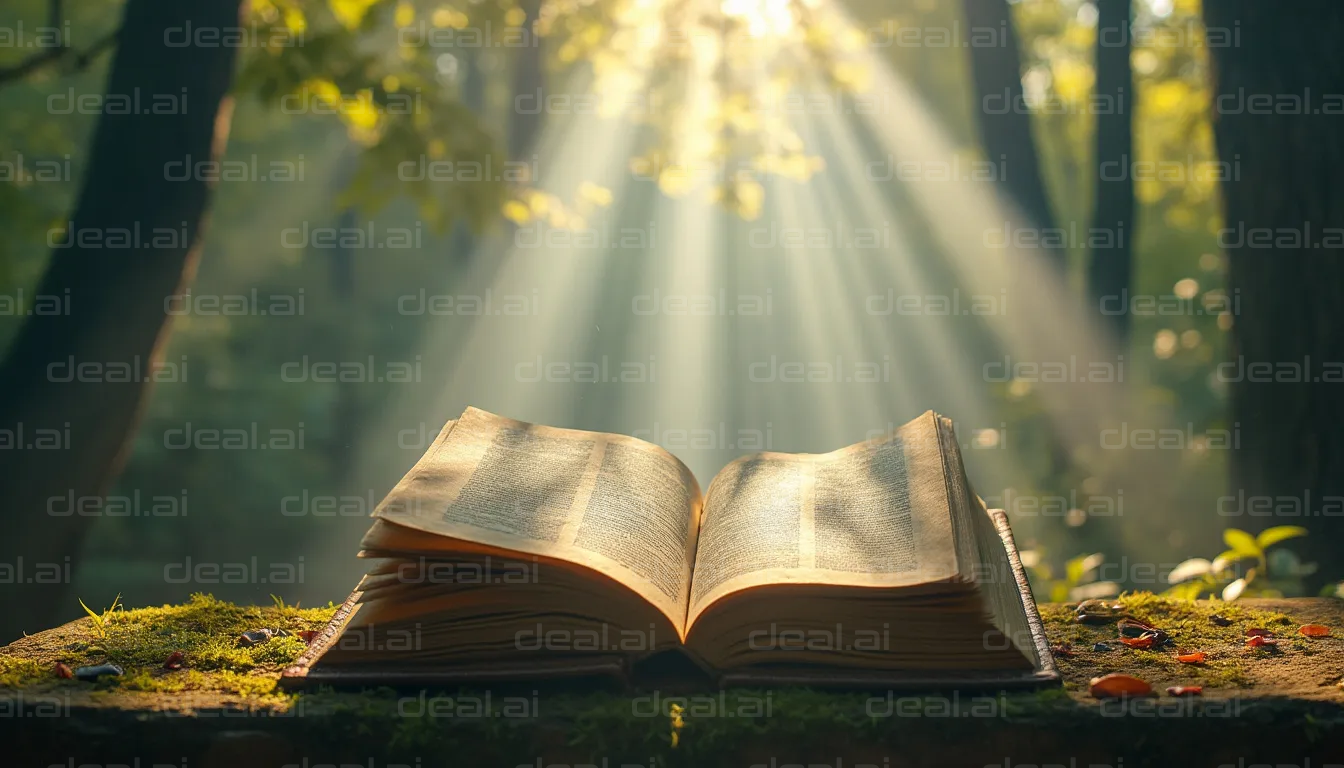 Sunlit Forest Book