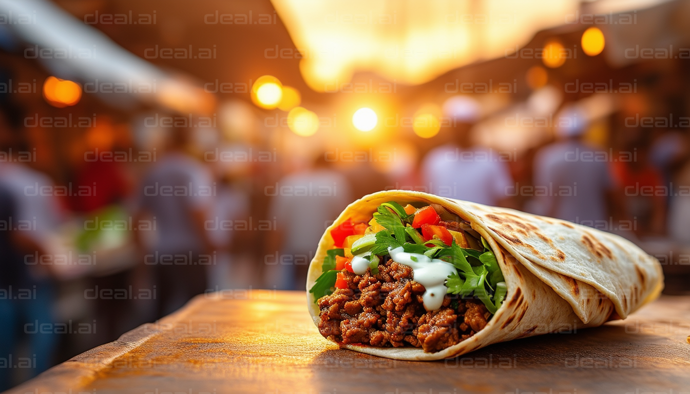 Street Food Delight at Sunset Market