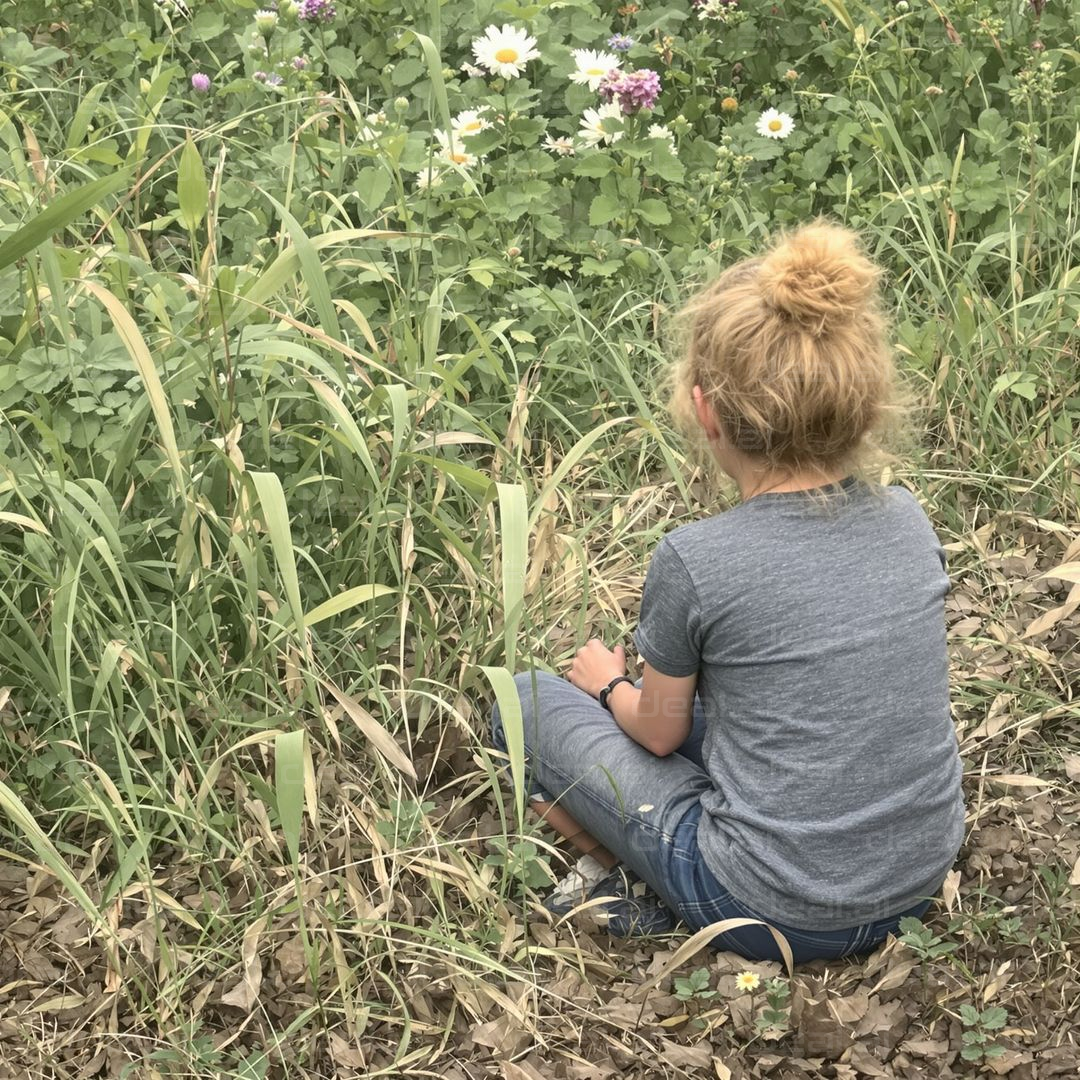 Child in Nature's Embrace