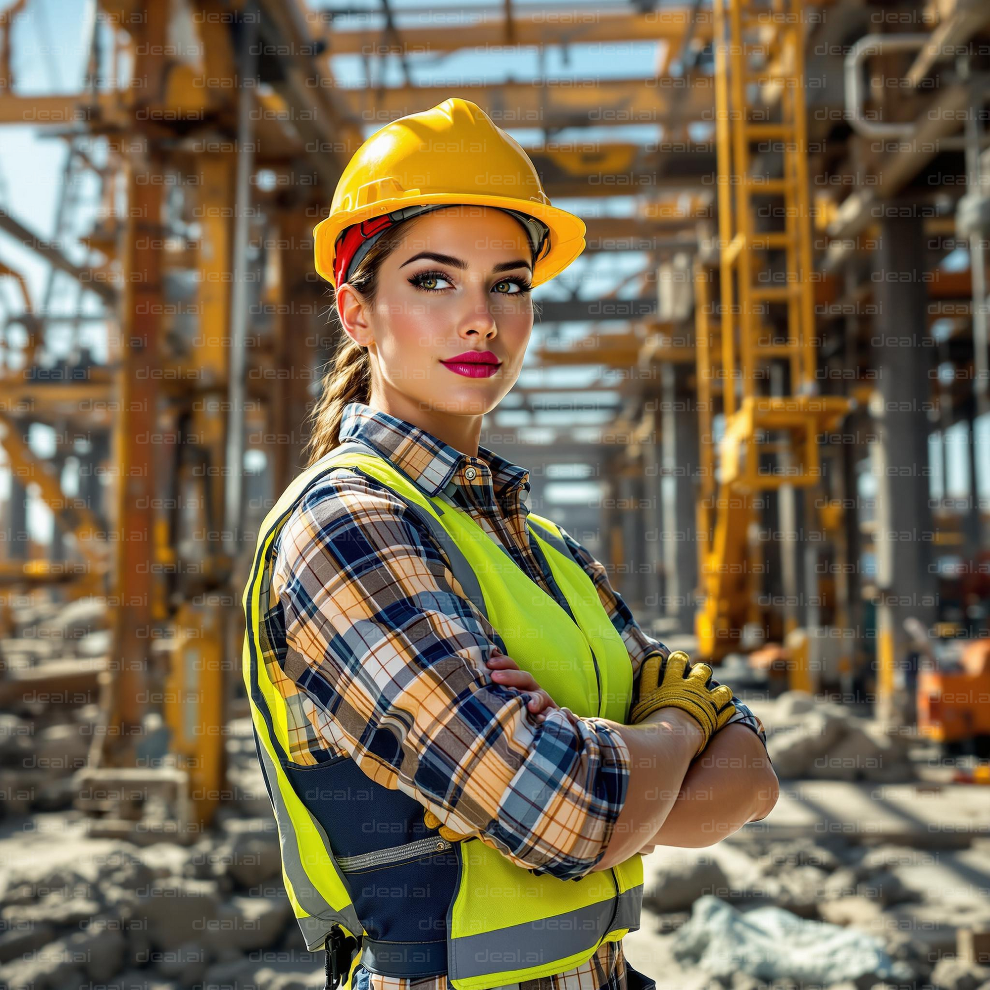 Confident Engineer on Site