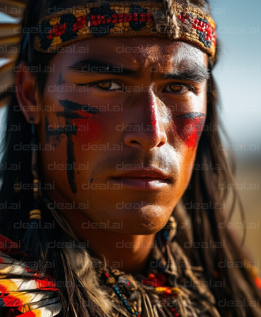 "Portrait of a Traditional Warrior"