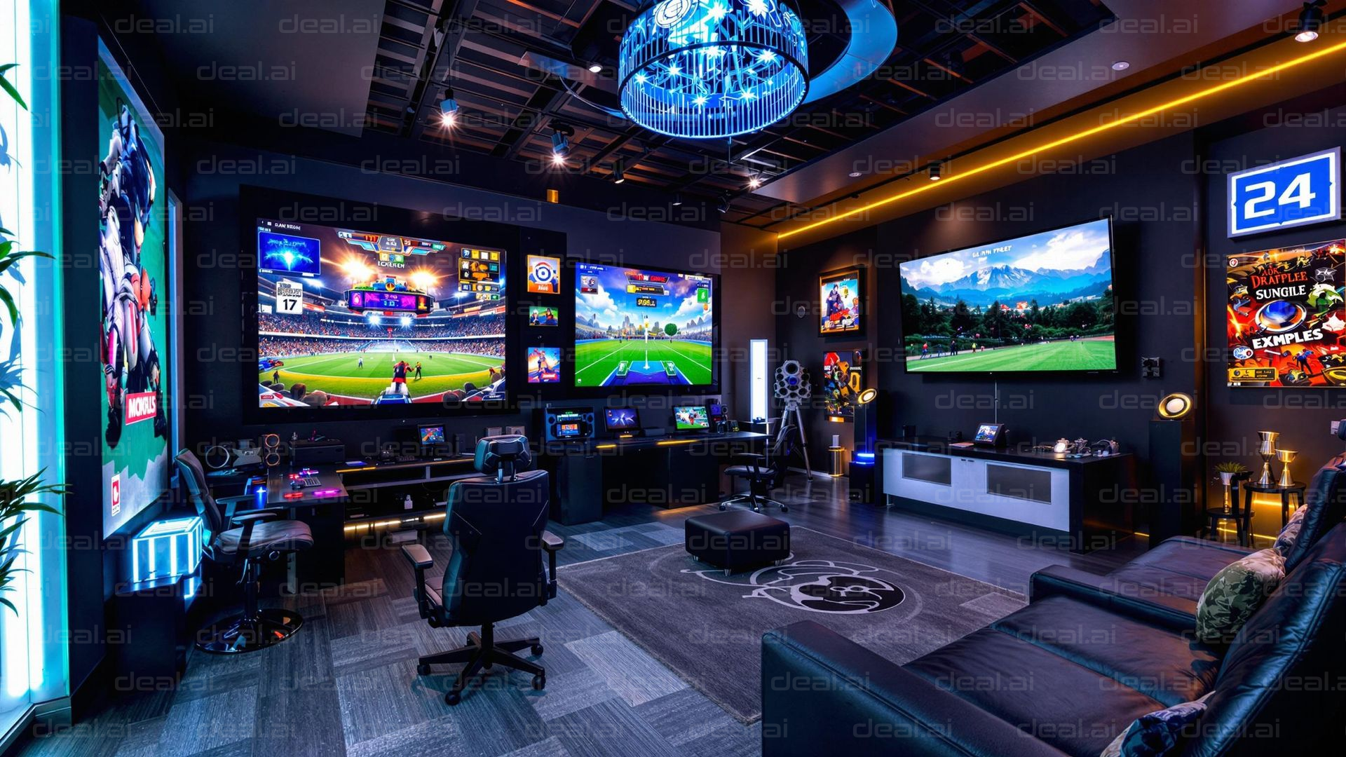 Ultimate Gaming Lounge Setup