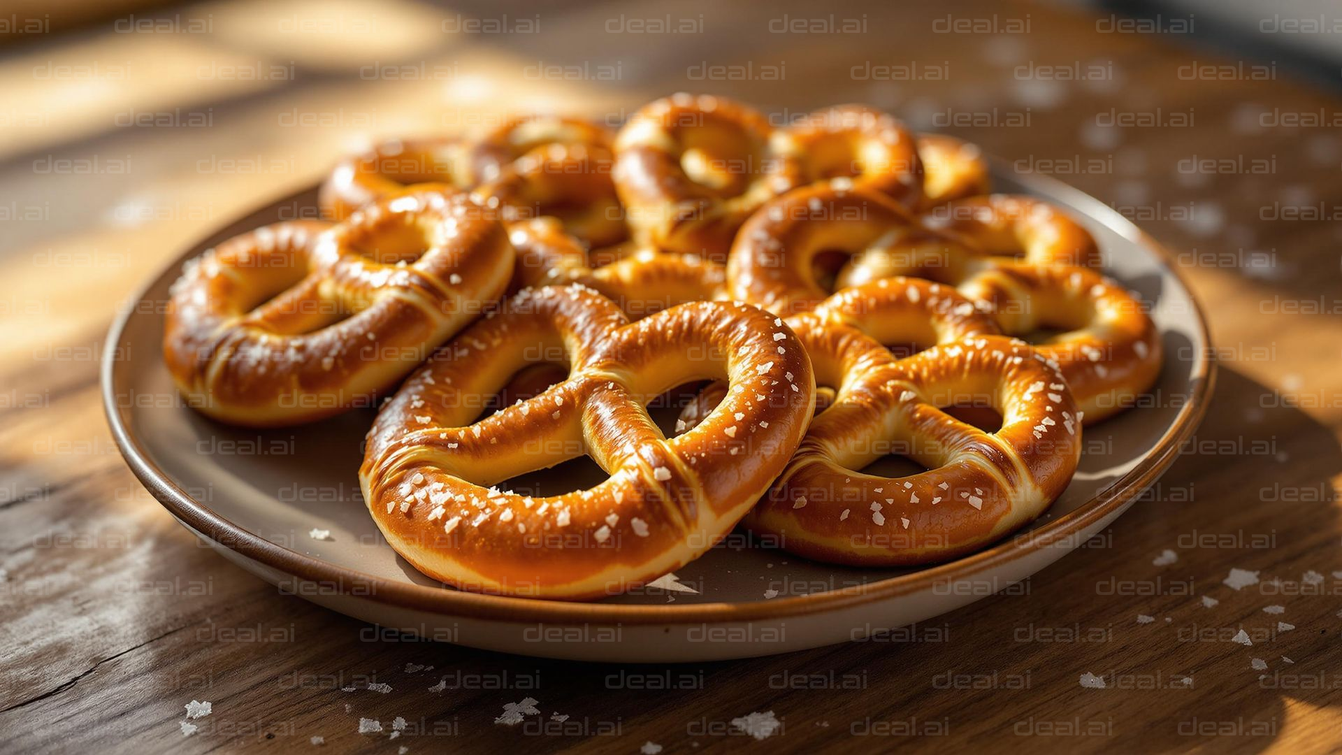 "Freshly Baked Soft Pretzels"