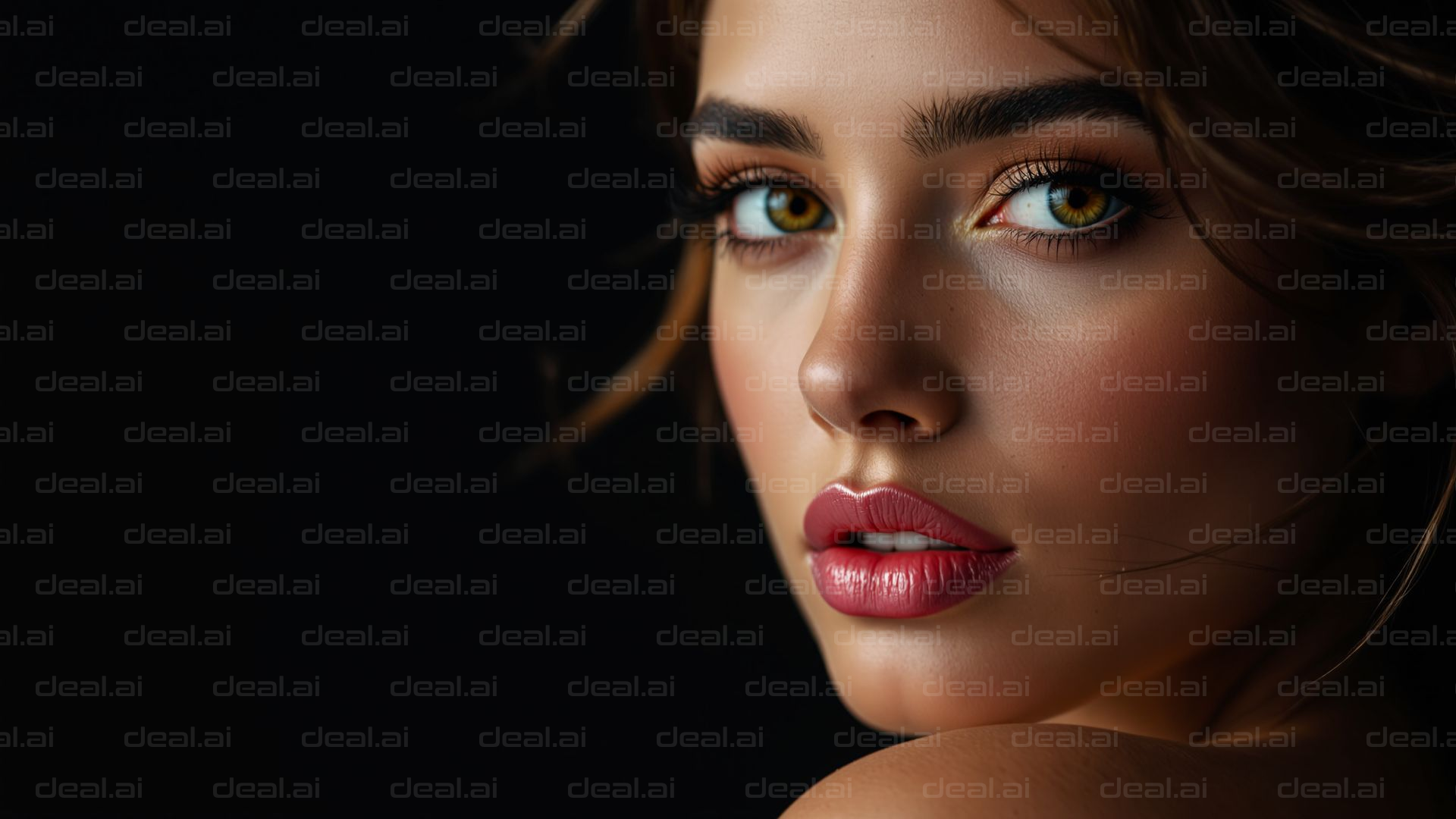 Glamorous Close-Up Portrait