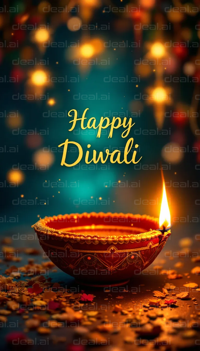 Radiant Diwali Wishes