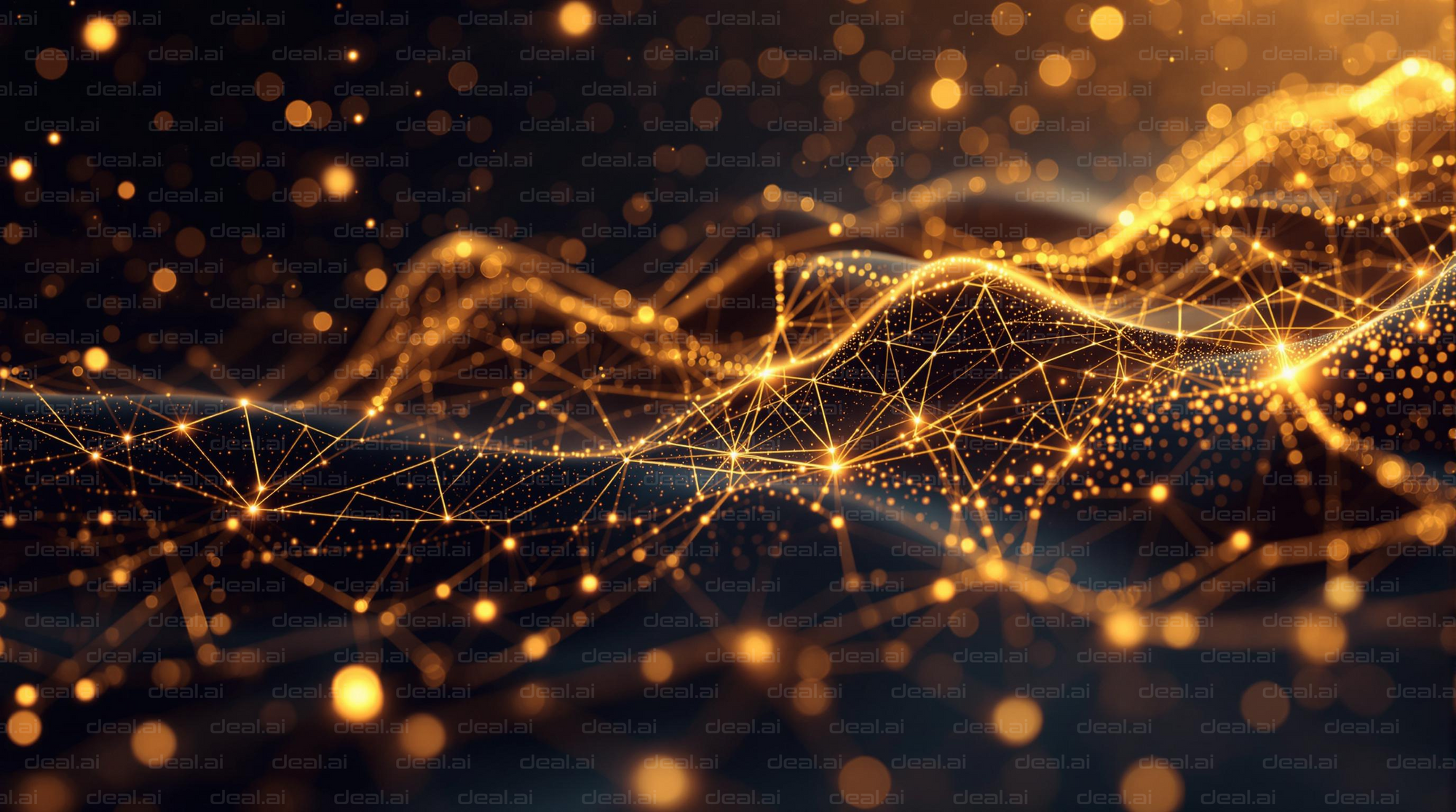 Golden Digital Network Artistry