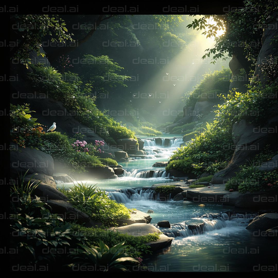 Tranquil Forest Stream