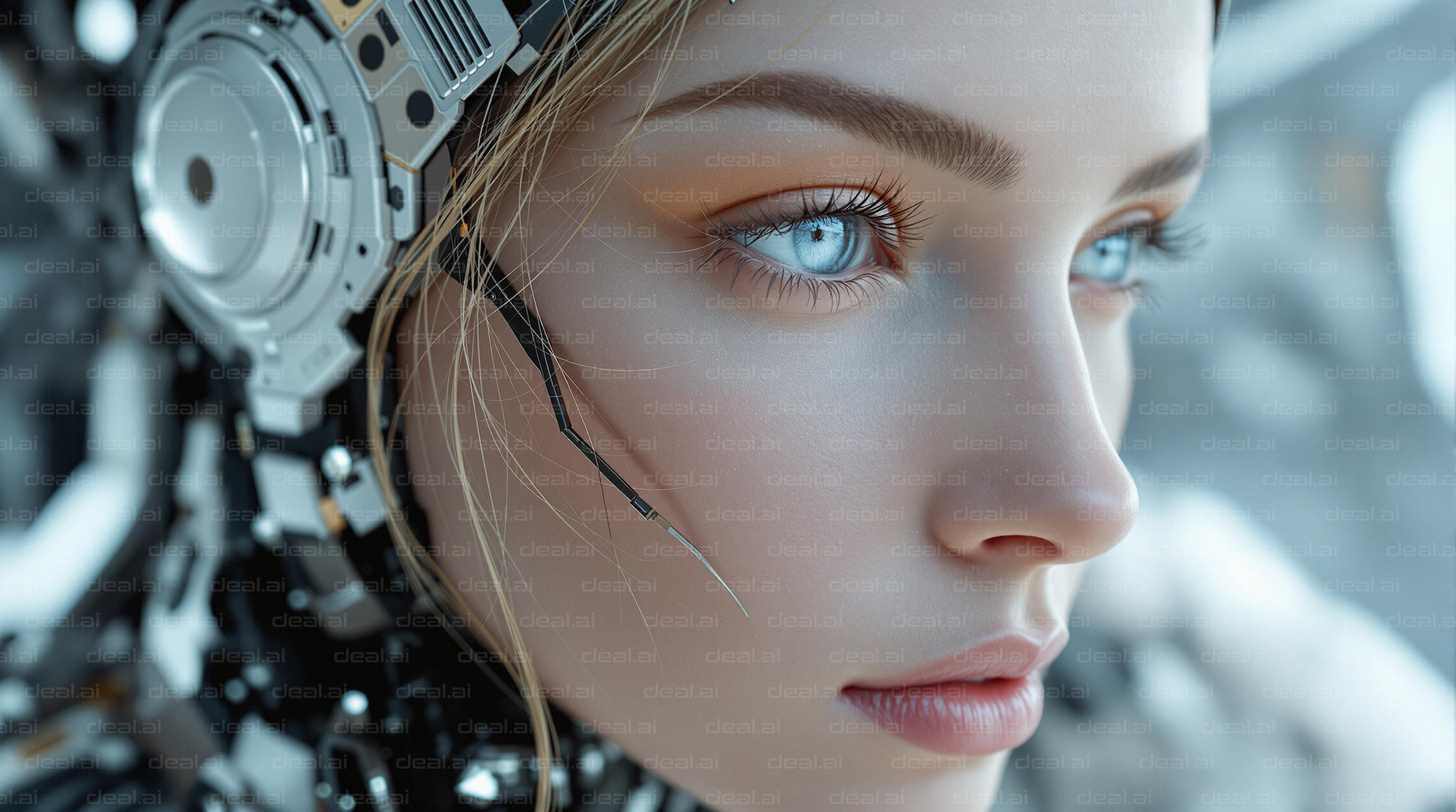 Futuristic Cyborg Profile