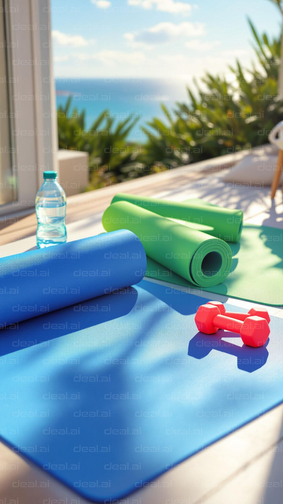 Outdoor Yoga Retreat Setup