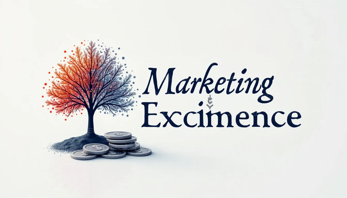 "Marketing Excellence: Tree and Coins"