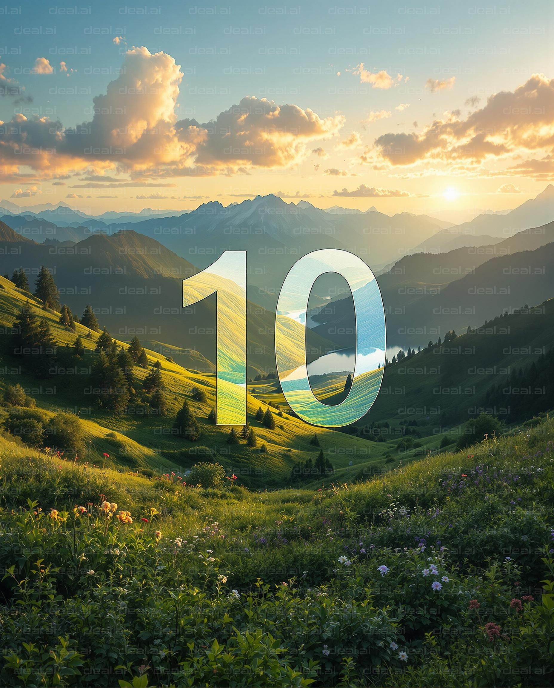 "Scenic Mountain Sunrise"