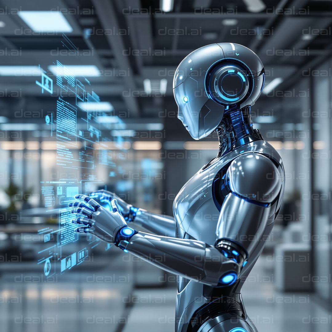 Futuristic Robot Interface