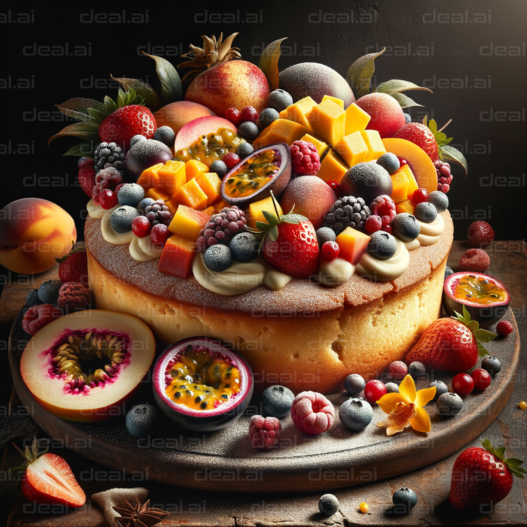 Tropical Fruit Cake Delight