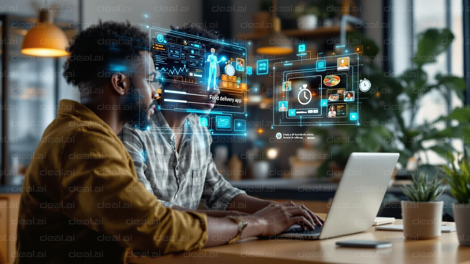 Developers Designing App Interface