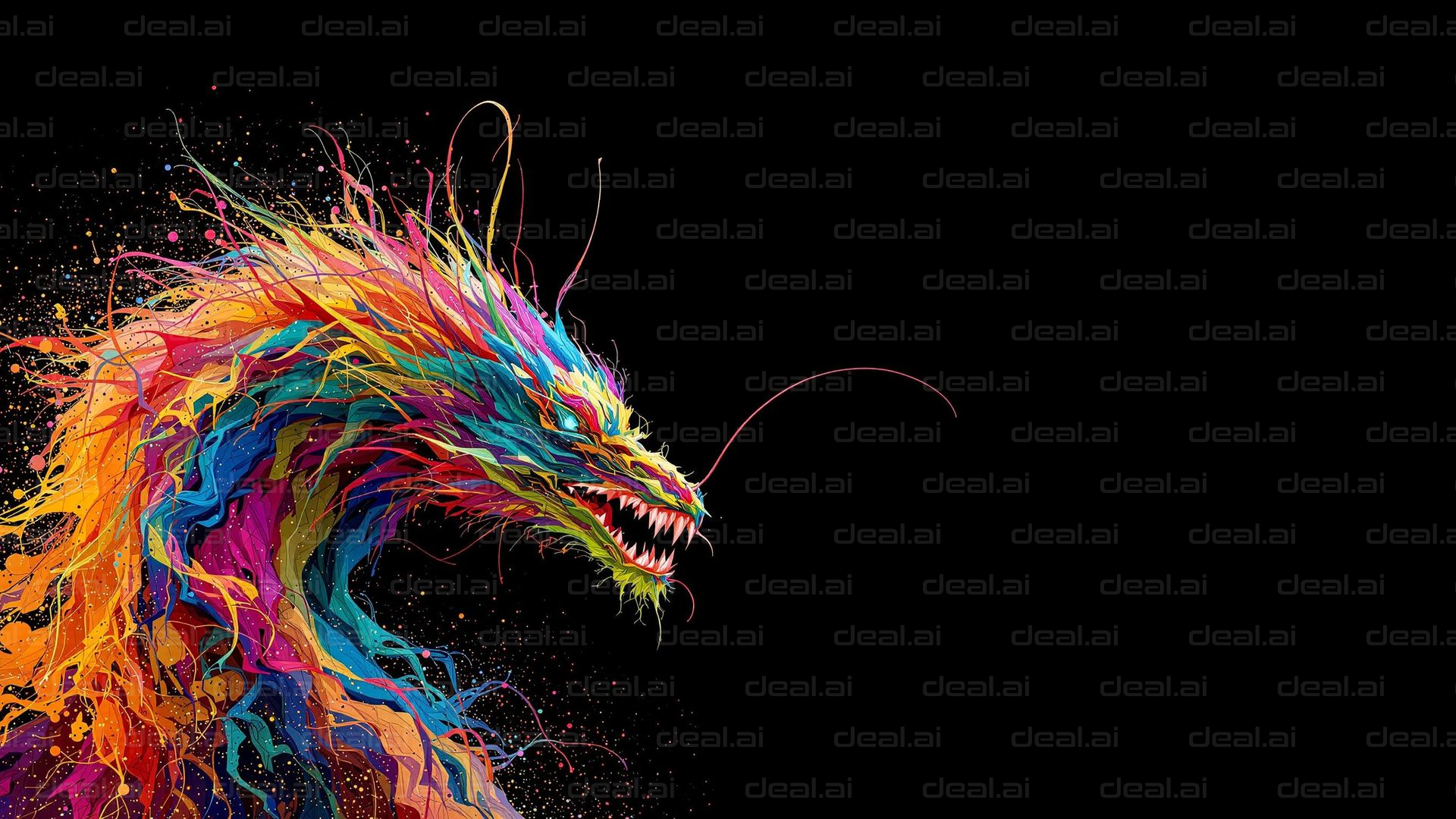 "Vibrant Dragon Flame"