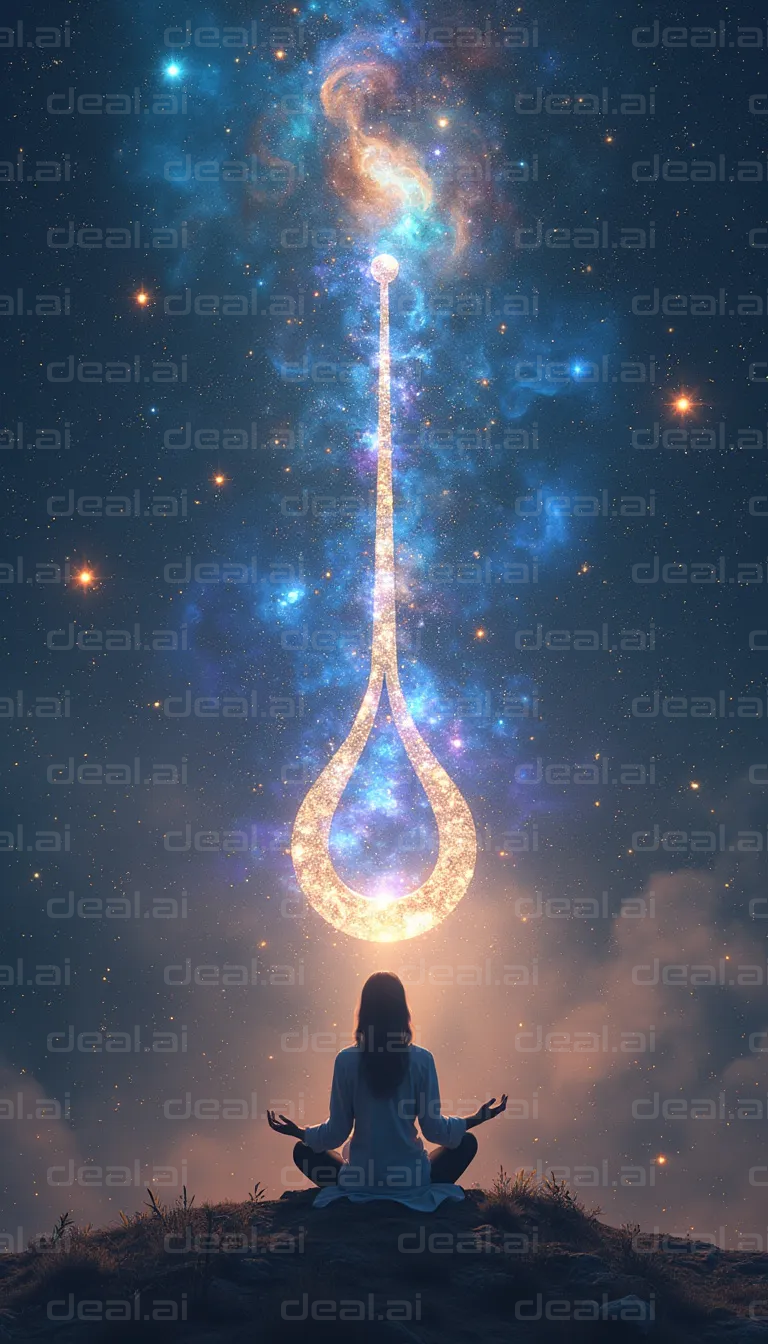 Celestial Meditation Under the Stars