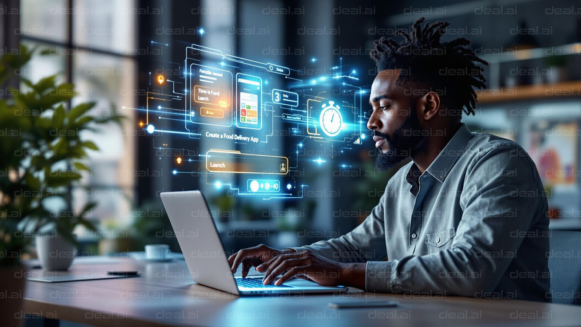 Developer in Virtual Workspace