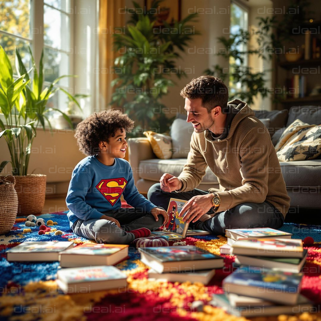 "Superhero Storytime with Dad"