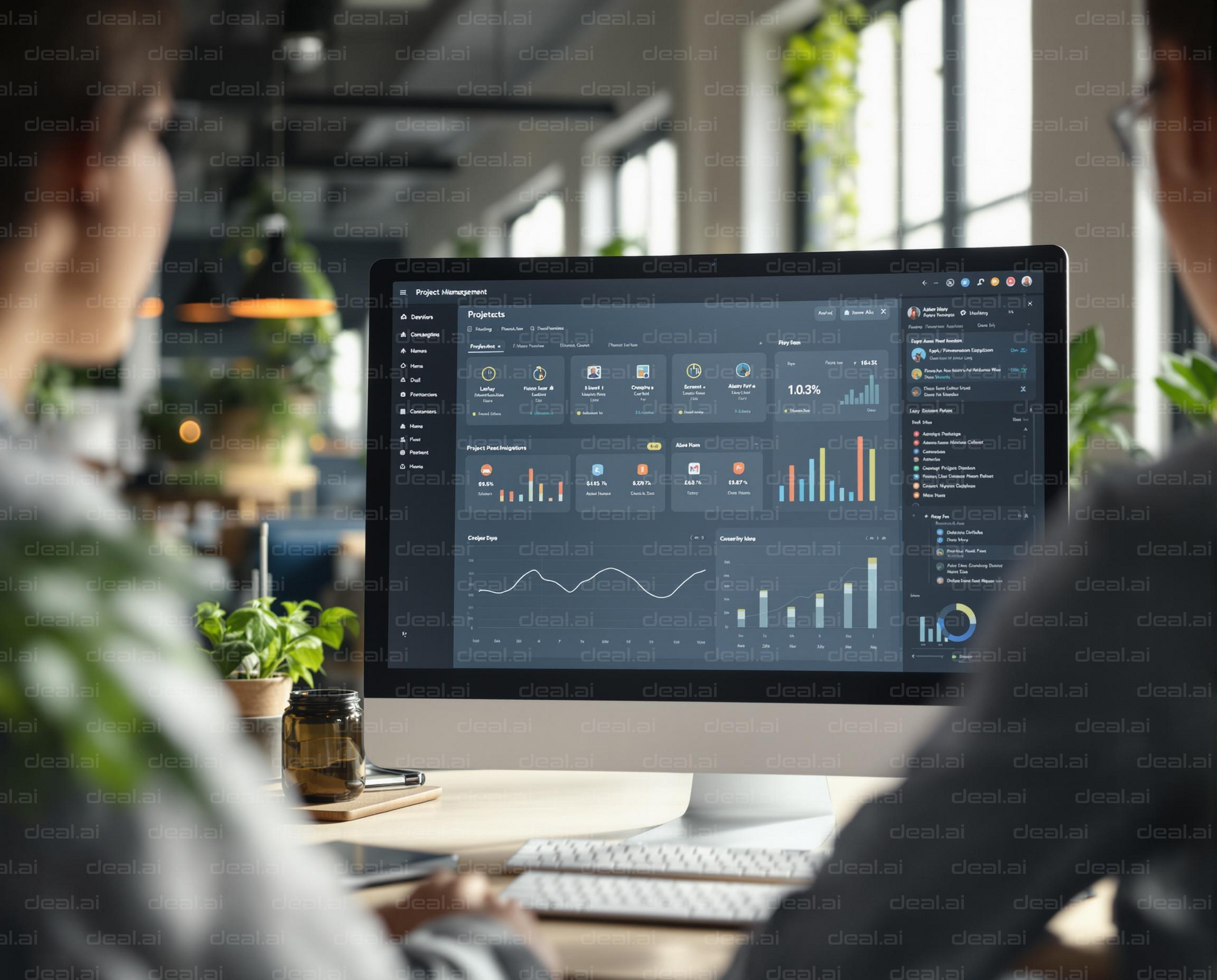 Analyzing Project Metrics on Screen
