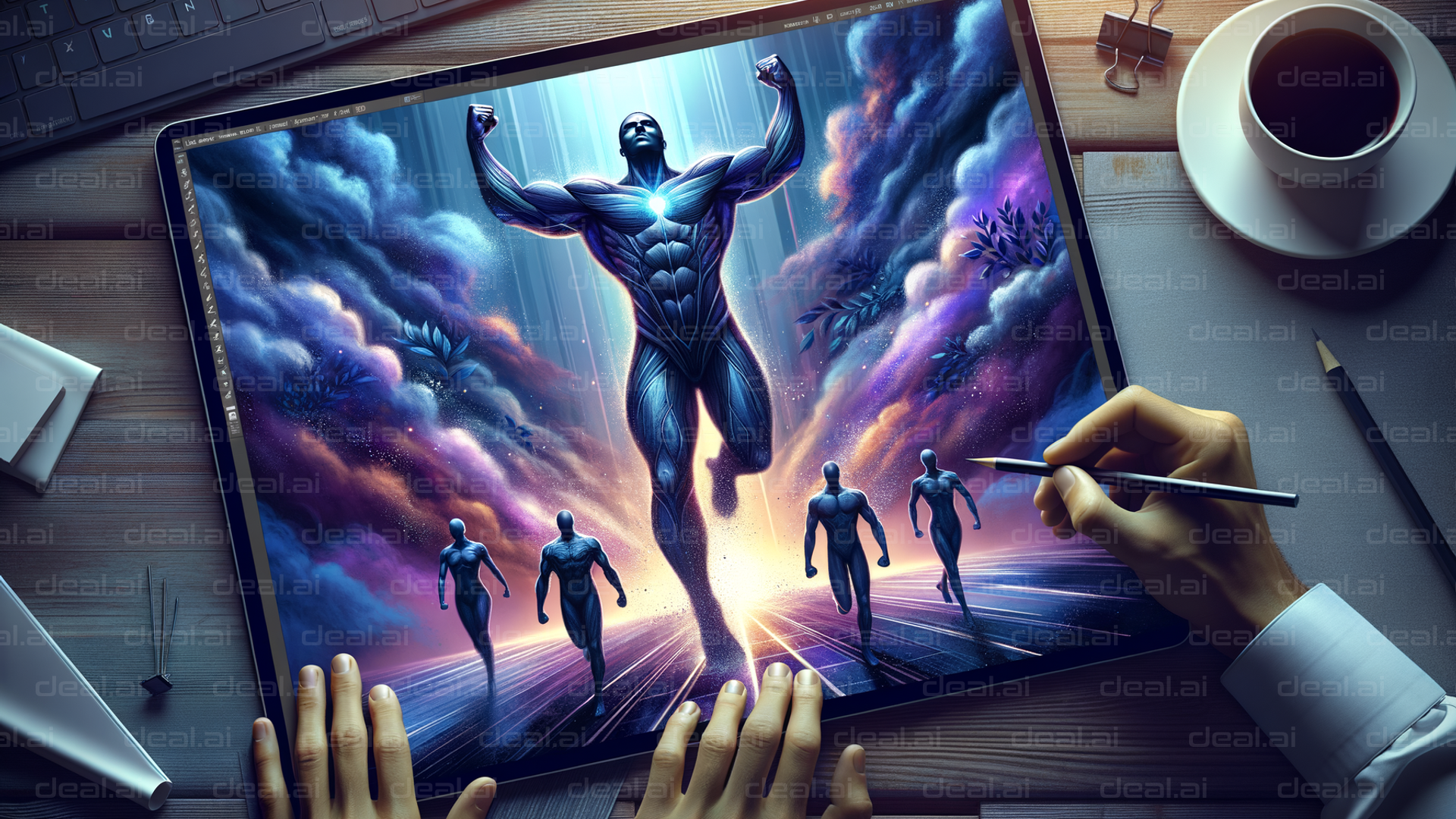 "Digital Art Creation in Progress"