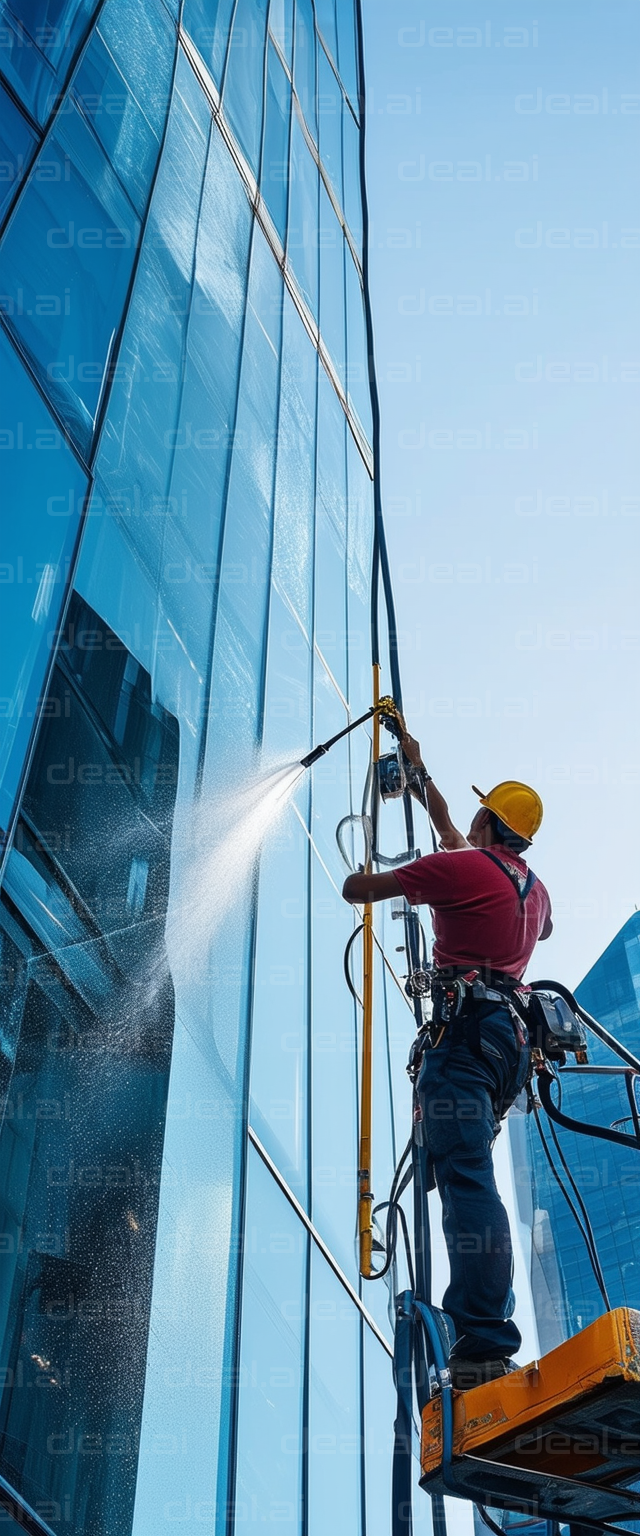 High-Rise Window Washing