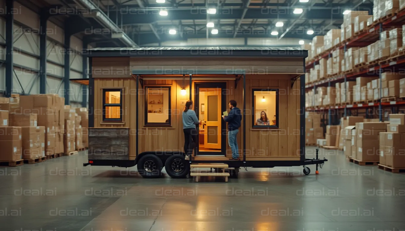 Tiny House Warehouse Scene