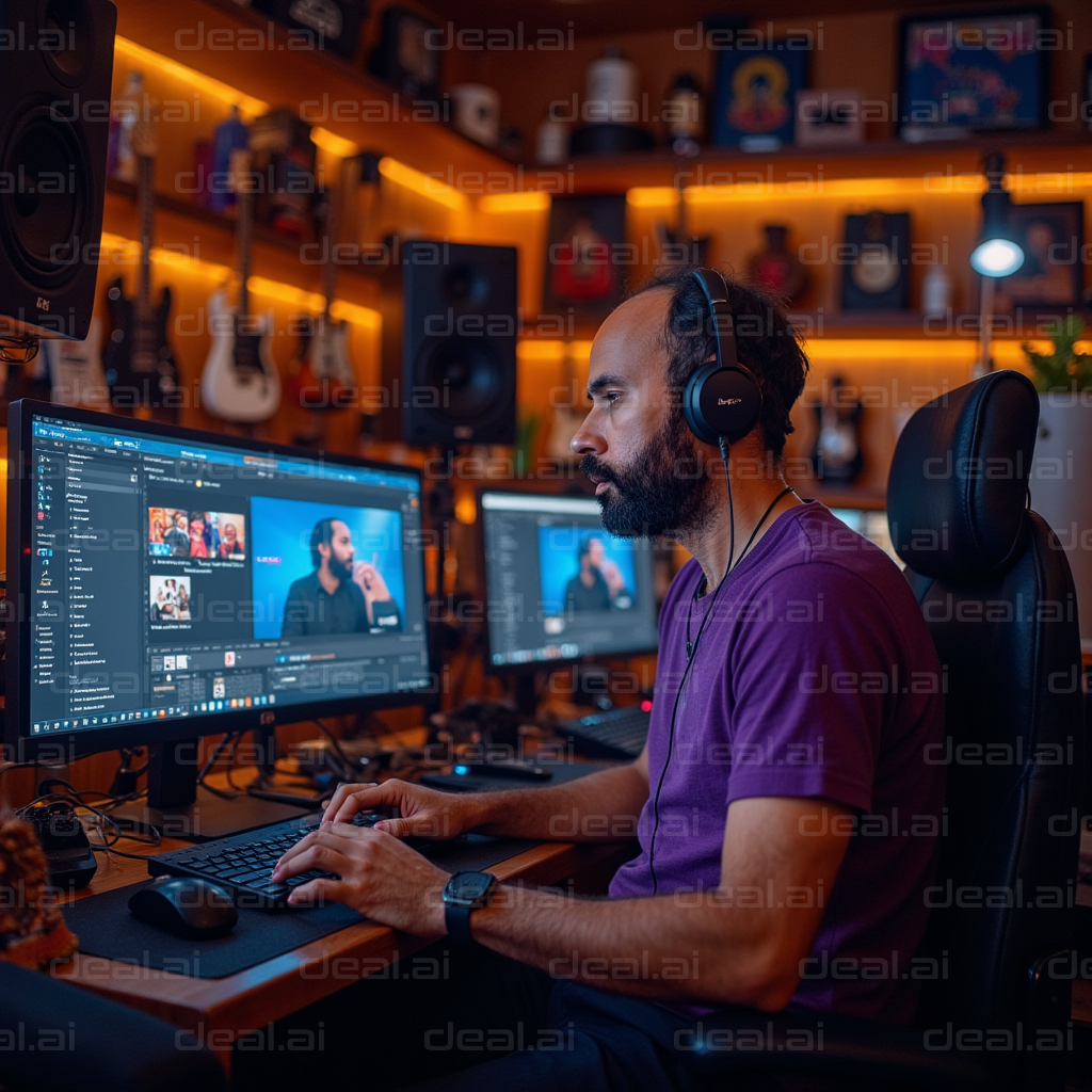Focused Video Editing Session