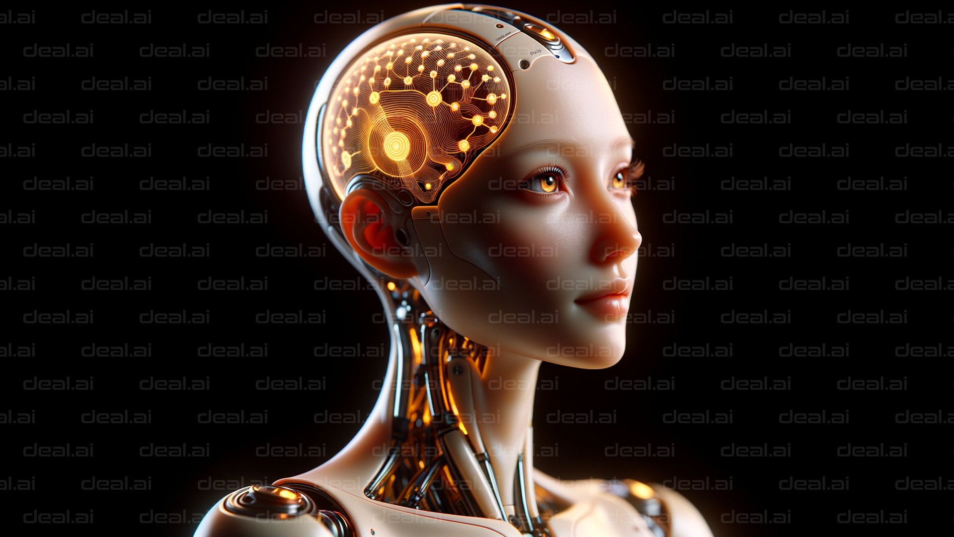 "Futuristic Female Android"