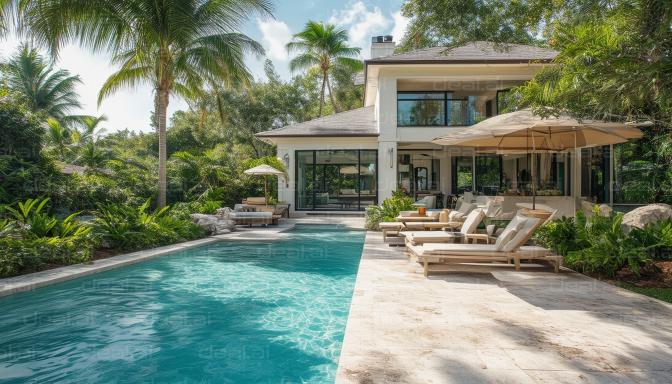 Tropical Luxury Retreat by the Pool