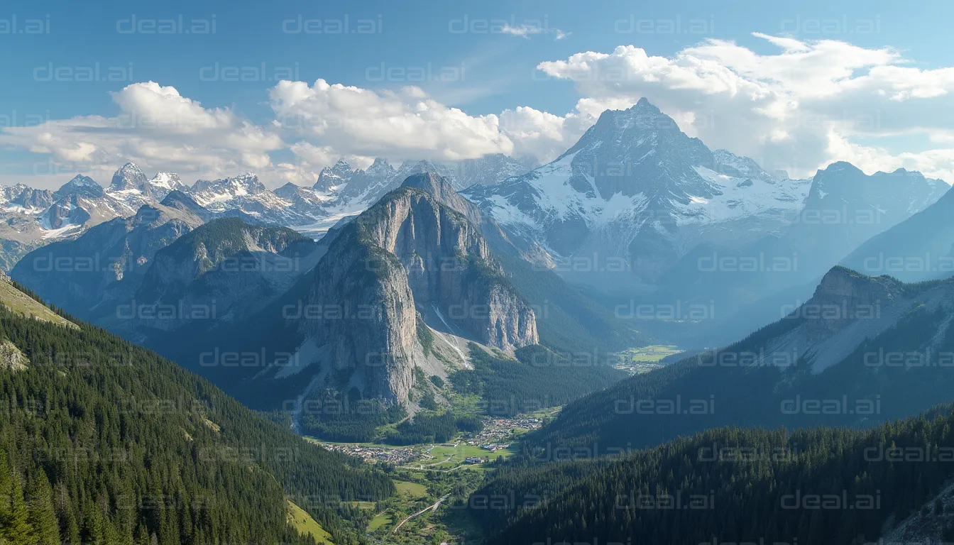 Majestic Mountain Landscape View