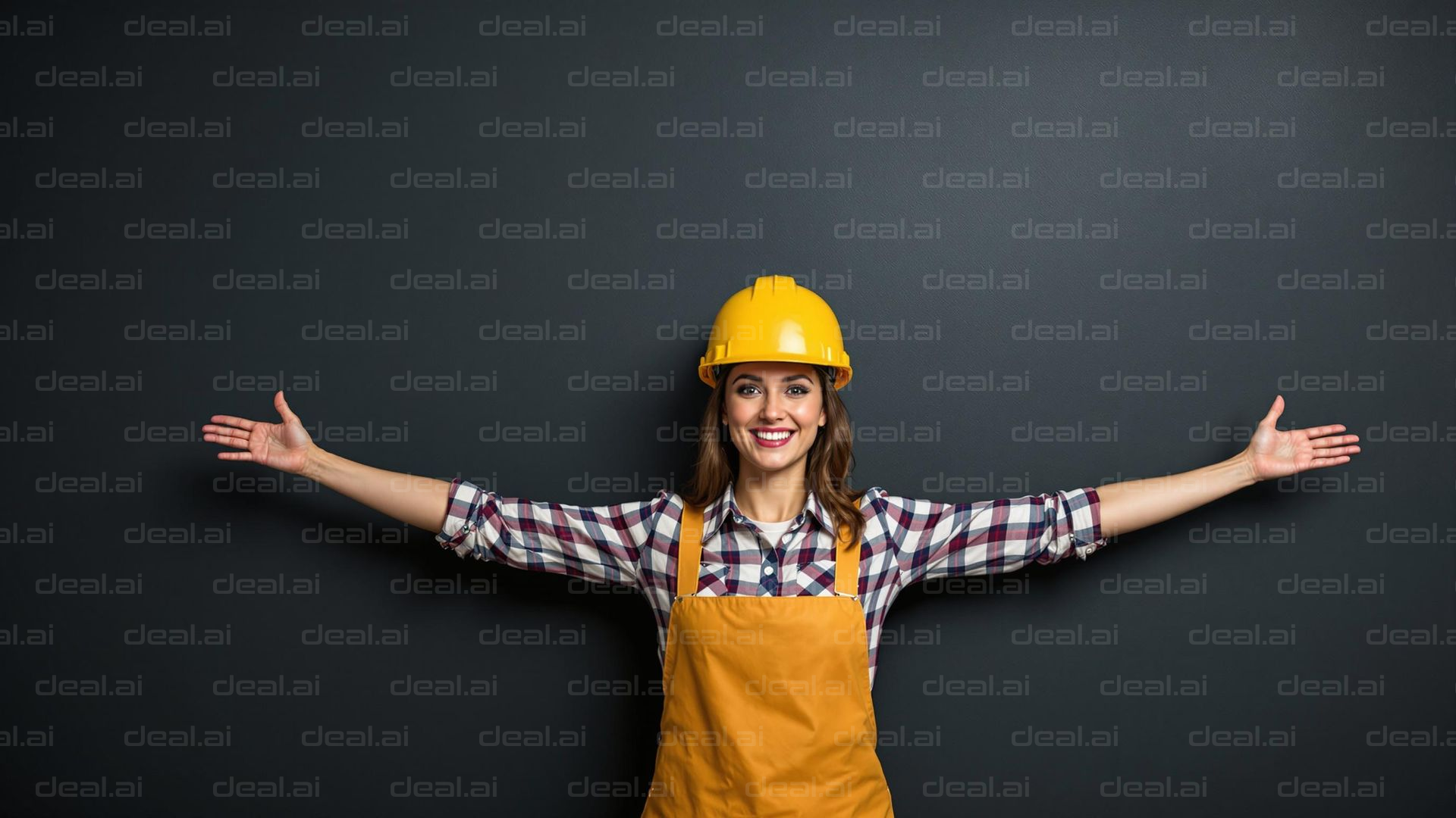 "Happy Construction Worker"