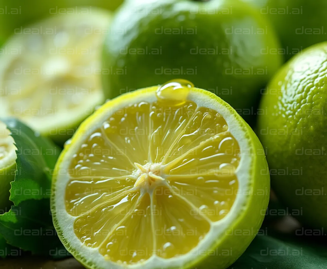 Fresh Citrus Slice Close-Up