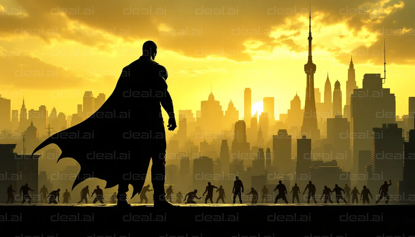 Heroic Silhouette at Sundown