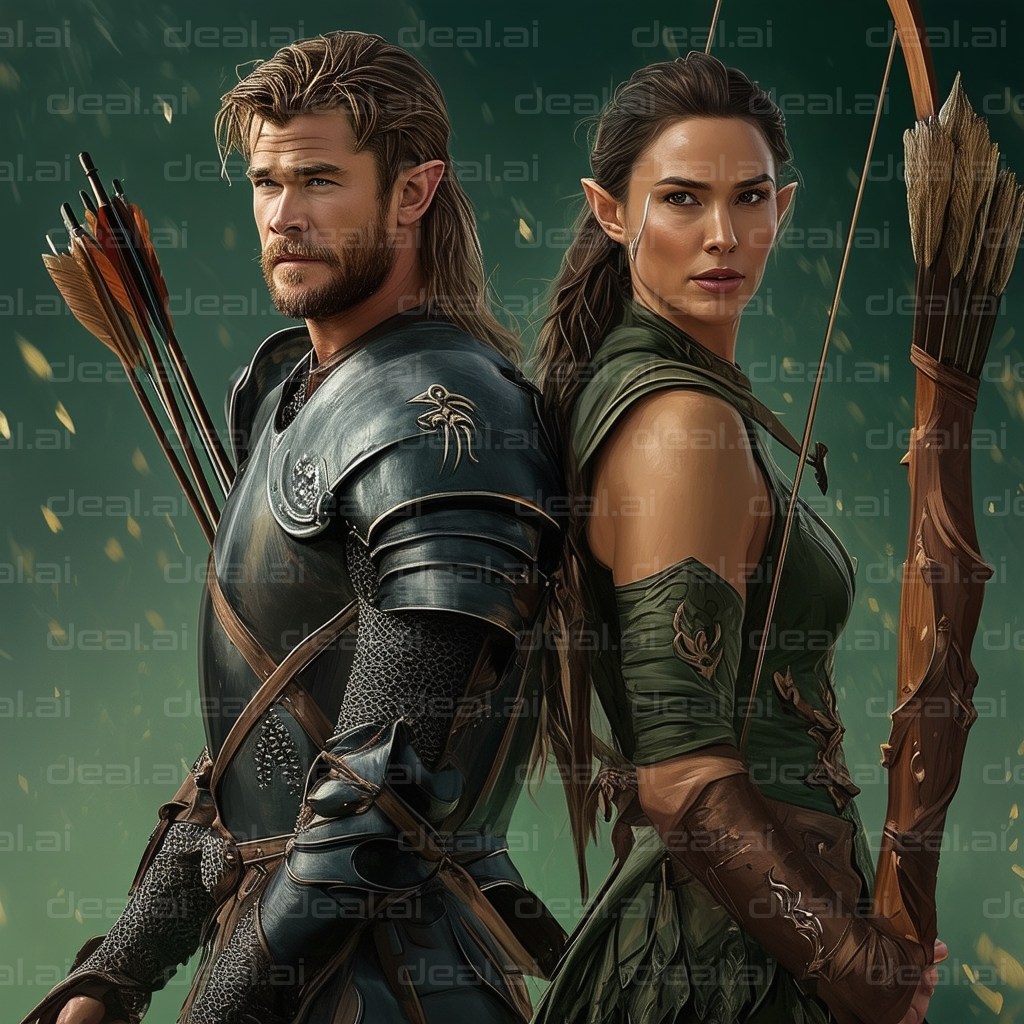 Fantasy Elves: Archers in Battle Armor