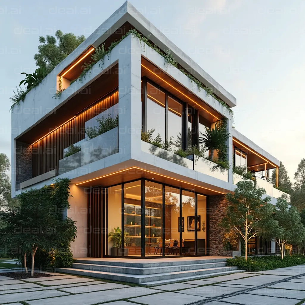 Modern Spacious Luxury Home Exterior