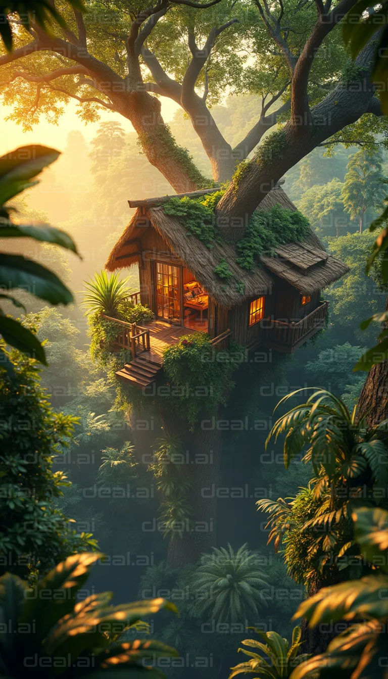 "Magical Treehouse Retreat in the Forest"