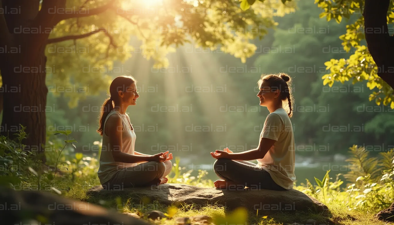 Meditation in Nature's Serenity