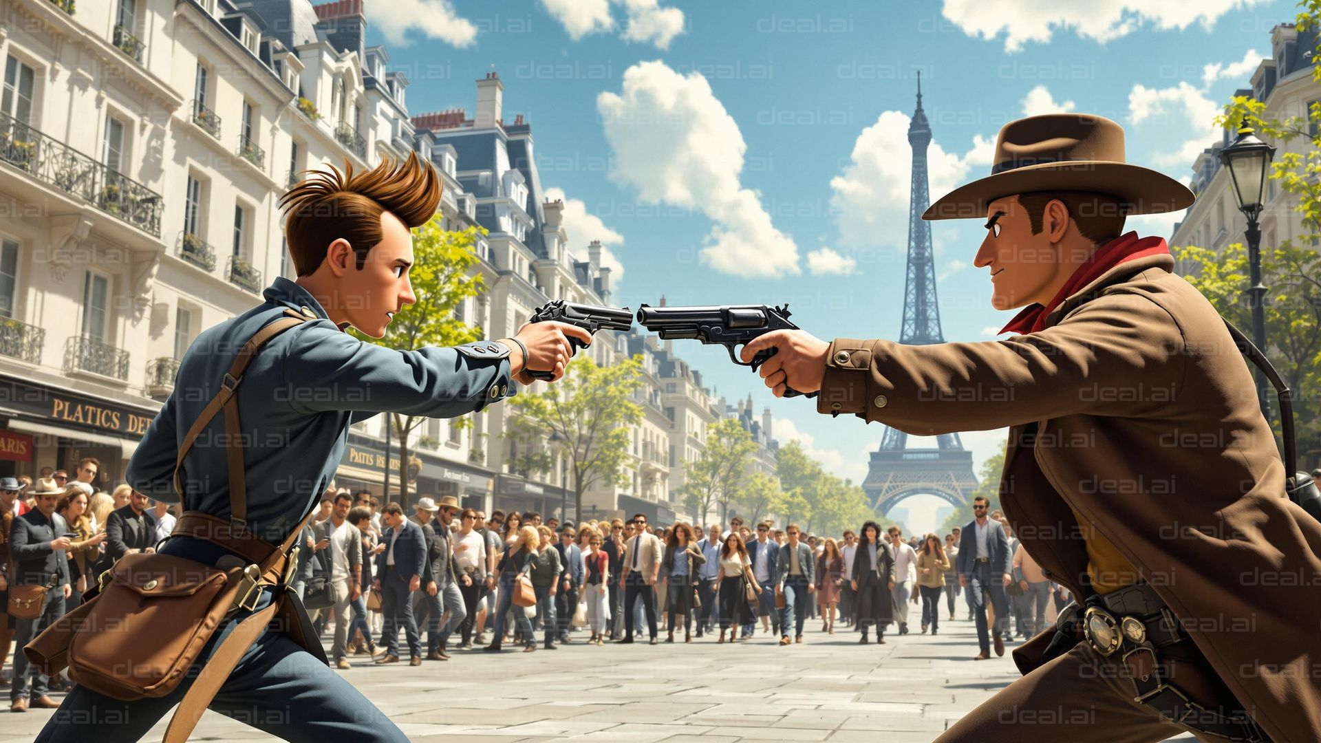 Paris Showdown: Cowboys vs. Detectives