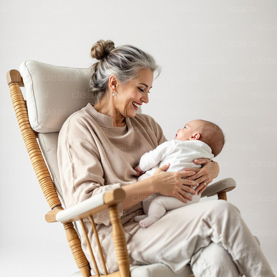 Grandmother's Loving Embrace