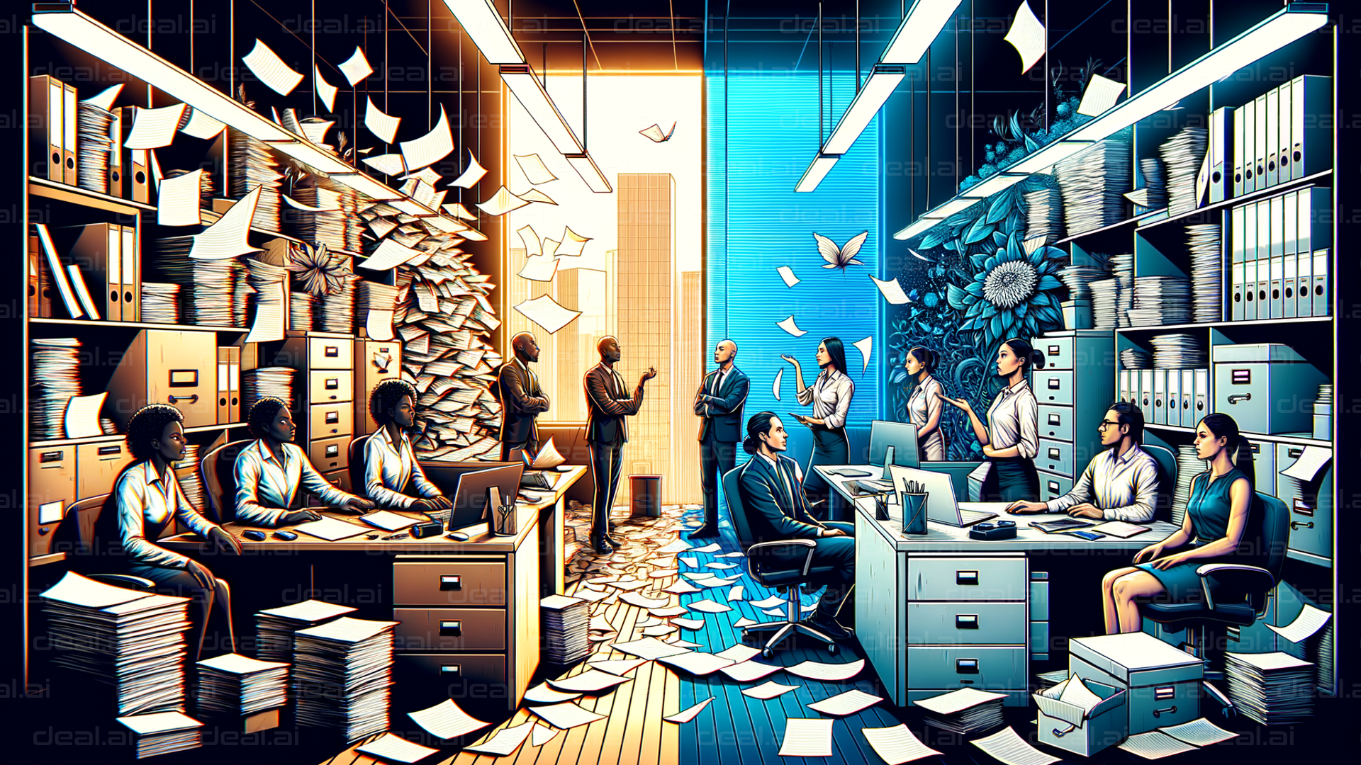 "Chaos vs. Order in the Office"